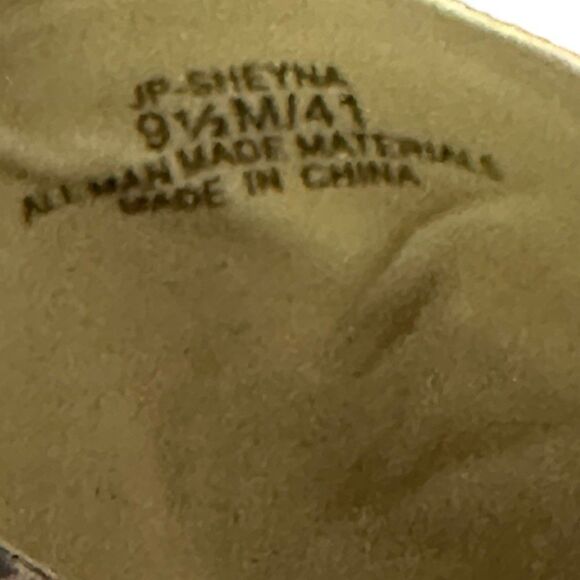 Jessica Simpson Sheyna Snake Print Wedge Slip On Sandals Size 9.5 - Picture 6 of 8